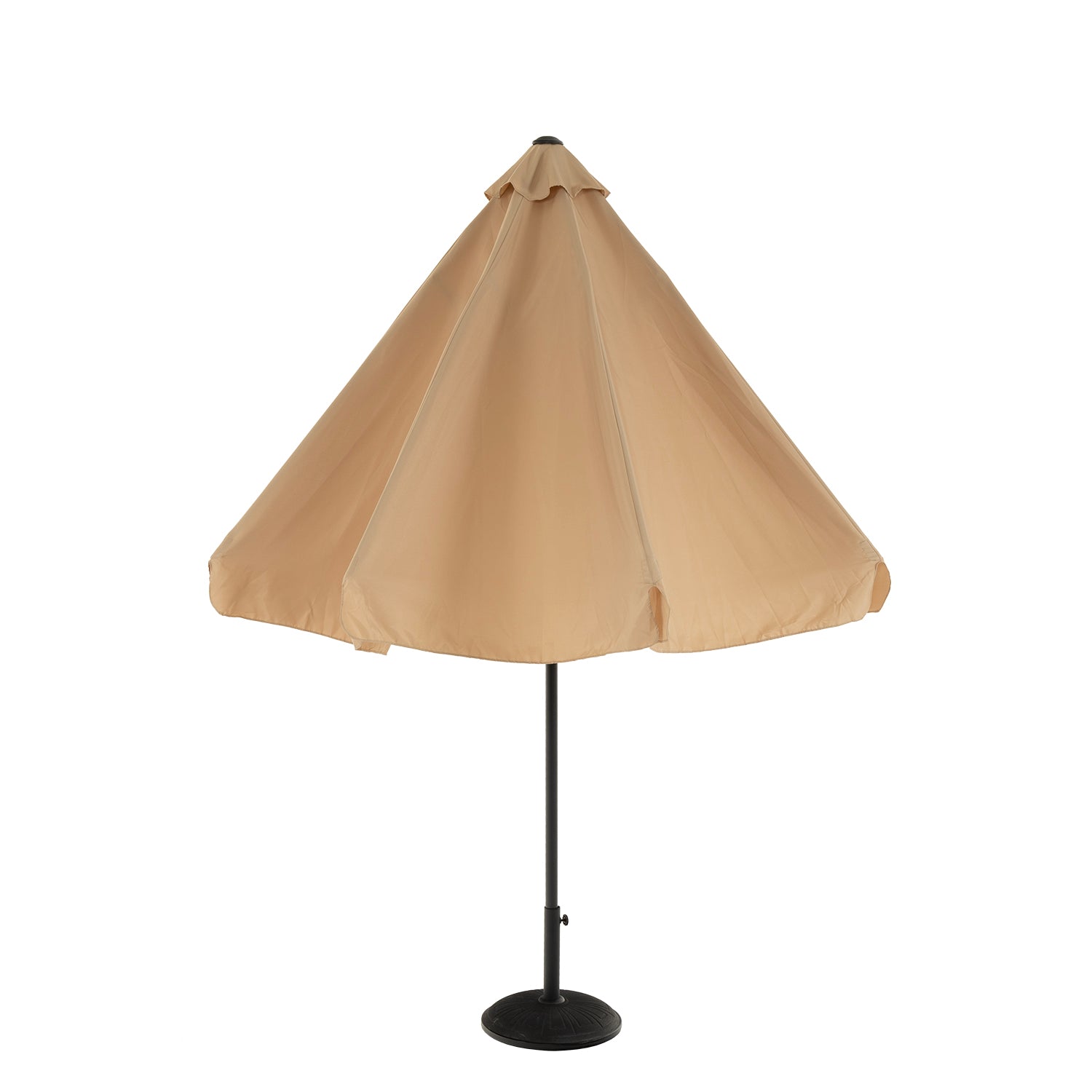 VESTIAMO CASA GIARDINO - Ombrellone da giardino Camel con falda e carrucola diametro 3 metri